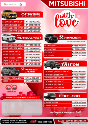 📢 Harga Pricelist Mitsubishi kebumen 2025 Terbaru – Cek Penawaran Terbaik! 🚗